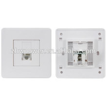 Fornecimento cat5e cat5e 1/2/4 port porta RJ45 face placa com preço barato